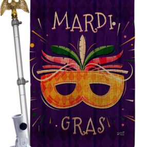 House Flag Mardi Gras HS137361 B 02