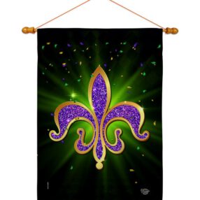 House Flag Mardi Gras HS192436 03