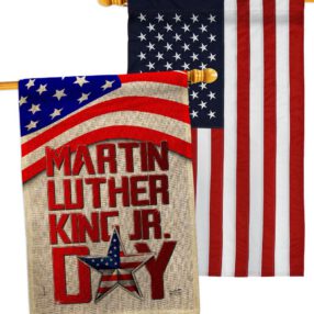 House Flag Martin Luther King HP130314AC B