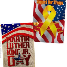 House Flag Martin Luther King HP130314AF B