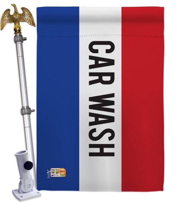 Car Wash - Merchant Special Occasion Vertical Impressions Decorative Flags HG140782 Made In USA - Image 13