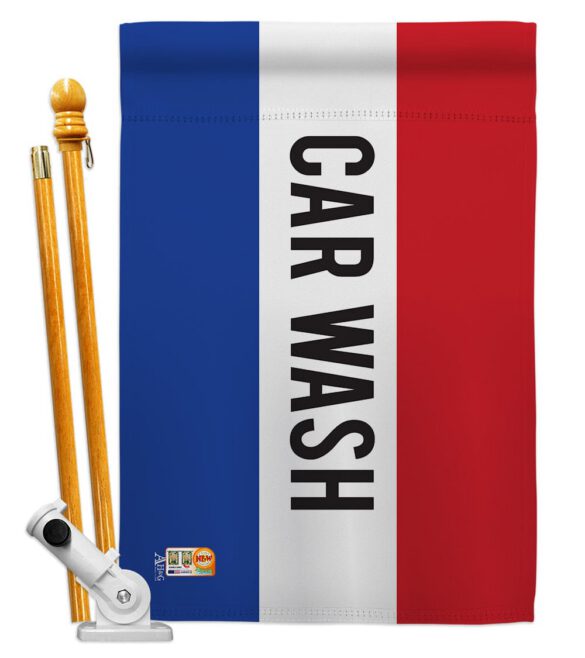 Car Wash - Merchant Special Occasion Vertical Impressions Decorative Flags HG140782 Made In USA - Image 5