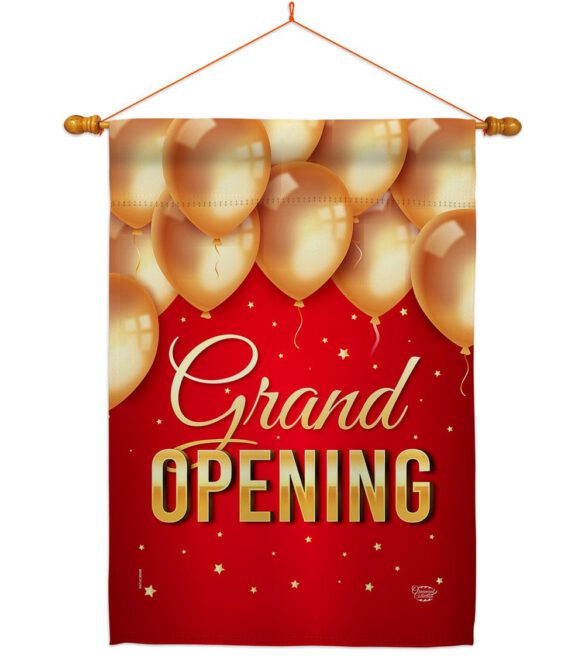 Grand Opening Balloon - Merchant Special Occasion Vertical Impressions Decorative Flags HG192585 Made In USA - Image 10