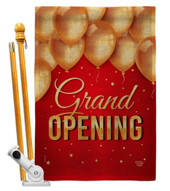 Grand Opening Balloon - Merchant Special Occasion Vertical Impressions Decorative Flags HG192585 Made In USA - Image 15
