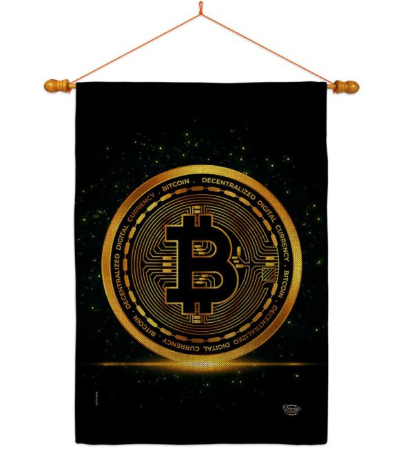 Bitcoin - Merchant Special Occasion Vertical Impressions Decorative Flags HG192639 Made In USA - Image 20