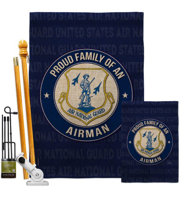 Air Force Proud Family Airman - Military Americana Vertical Impressions Decorative Flags HG108534 Made In USA - Image 17