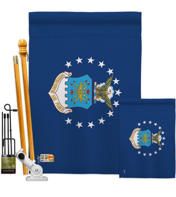 Air Force - Military Americana Vertical Impressions Decorative Flags HG140304 Made In USA - Image 7
