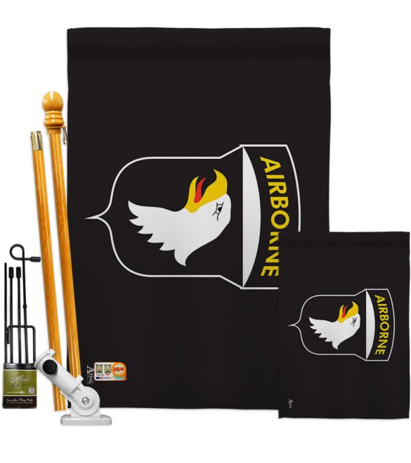 101st. Airborne - Military Americana Vertical Impressions Decorative Flags HG140315 Made In USA - Image 7