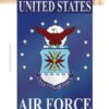 Air Force - Military Americana Vertical Applique Decorative Flags HG108015