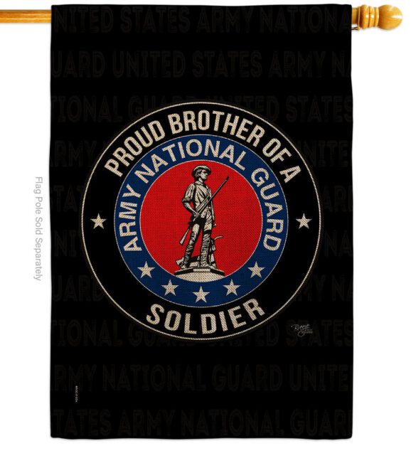 Army Proud Brother Soldier - Military Americana Vertical Impressions Decorative Flags HG108501 Made In USA - Image 13