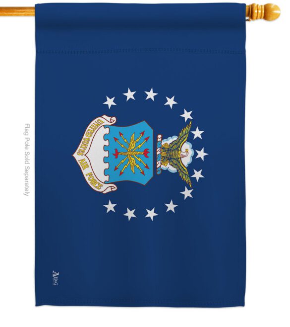 Air Force - Military Americana Vertical Impressions Decorative Flags HG140304 Made In USA - Image 3