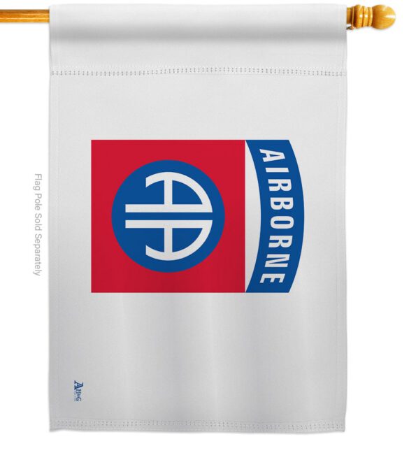 82nd. Airborne - Military Americana Vertical Impressions Decorative Flags HG140316 Made In USA - Image 3