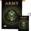 Army - Military Americana Vertical Impressions Decorative Flags HG108055 Made In USA