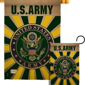 Army - Military Americana Vertical Impressions Decorative Flags HG108396 Made In USA