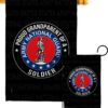 Army Proud Grandparent Soldier - Military Americana Vertical Impressions Decorative Flags HG108555 Made In USA