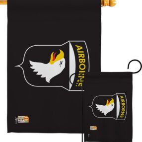 101st. Airborne - Military Americana Vertical Impressions Decorative Flags HG140315 Made In USA