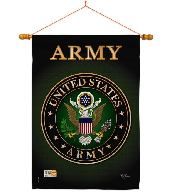 Army - Military Americana Vertical Impressions Decorative Flags HG108055 Made In USA - Image 11