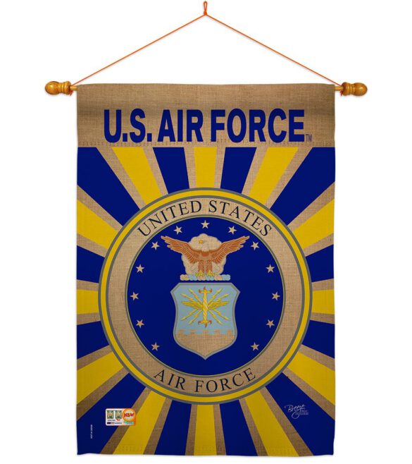 Air Force - Military Americana Vertical Impressions Decorative Flags HG108395 Made In USA - Image 11