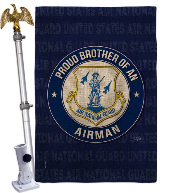 Air Force Proud Brother Airman - Military Americana Vertical Impressions Decorative Flags HG108498 Made In USA - Image 20