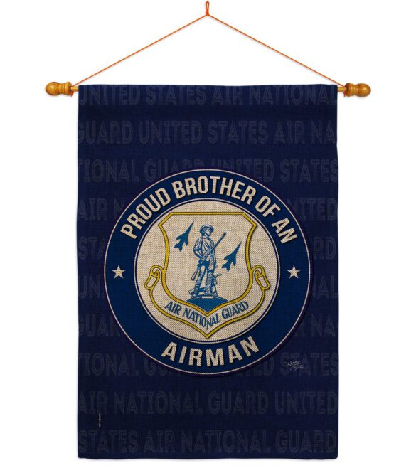 Air Force Proud Brother Airman - Military Americana Vertical Impressions Decorative Flags HG108498 Made In USA - Image 21