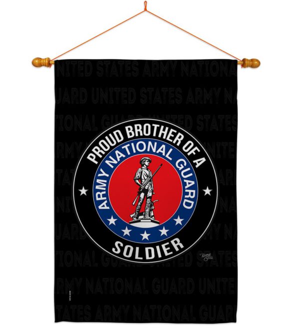 Army Proud Brother Soldier - Military Americana Vertical Impressions Decorative Flags HG108501 Made In USA - Image 11