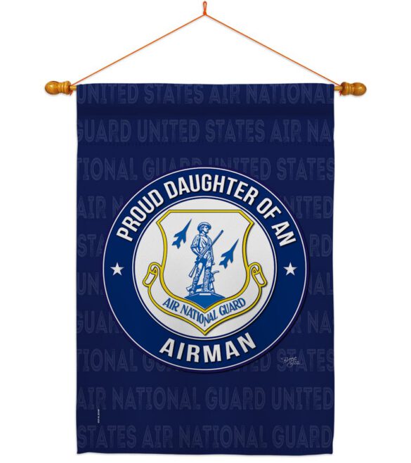 Air Force Proud Daughter Airman - Military Americana Vertical Impressions Decorative Flags HG108525 Made In USA - Image 11