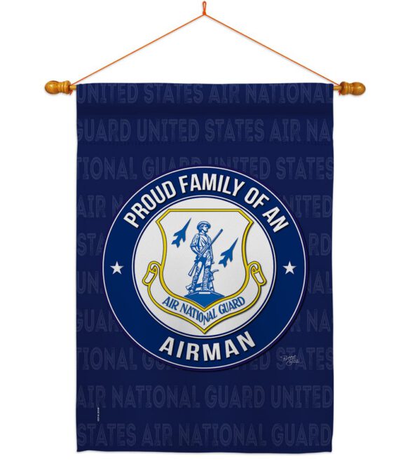 Air Force Proud Family Airman - Military Americana Vertical Impressions Decorative Flags HG108534 Made In USA - Image 11