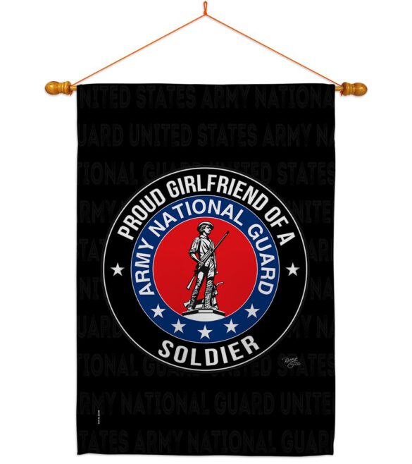 Army Proud Girlfriend Soldier - Military Americana Vertical Impressions Decorative Flags HG108546 Made In USA - Image 11