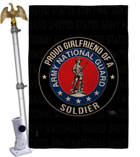 Army Proud Girlfriend Soldier - Military Americana Vertical Impressions Decorative Flags HG108546 Made In USA - Image 20