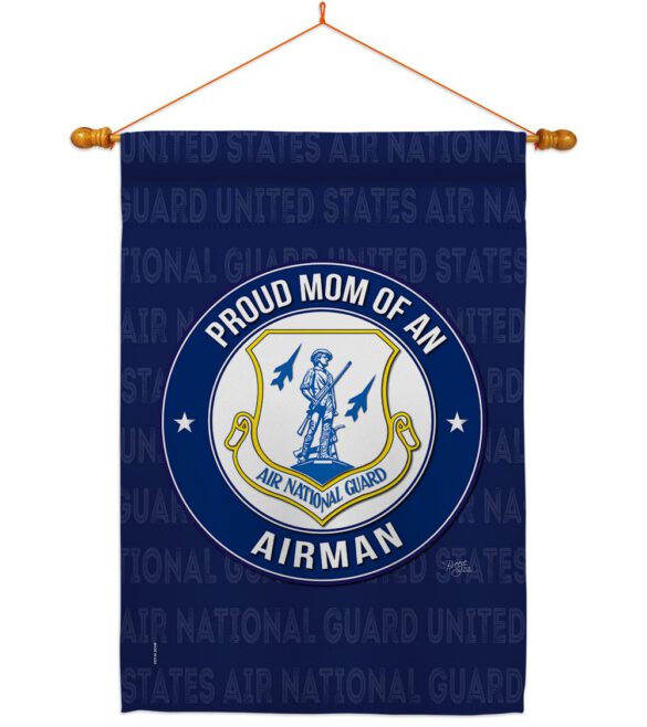 Air Force Proud Mom Airman - Military Americana Vertical Impressions Decorative Flags HG108570 Made In USA - Image 11