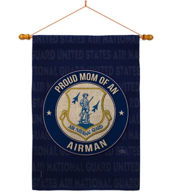 Air Force Proud Mom Airman - Military Americana Vertical Impressions Decorative Flags HG108570 Made In USA - Image 21