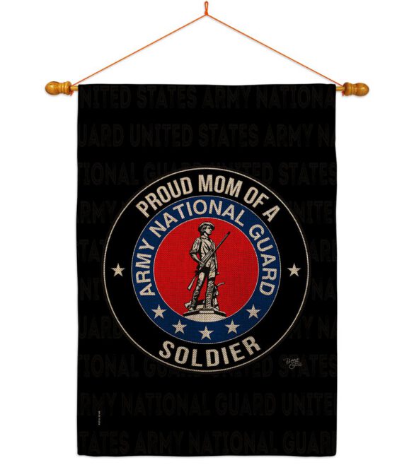 Army Proud Mom Soldier - Military Americana Vertical Impressions Decorative Flags HG108573 Made In USA - Image 21