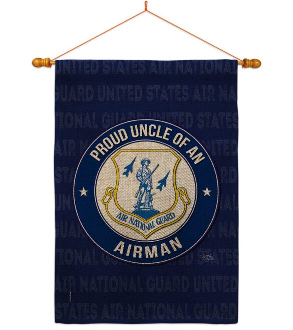 Air Force Proud Uncle Airman - Military Americana Vertical Impressions Decorative Flags HG108597 Made In USA - Image 21