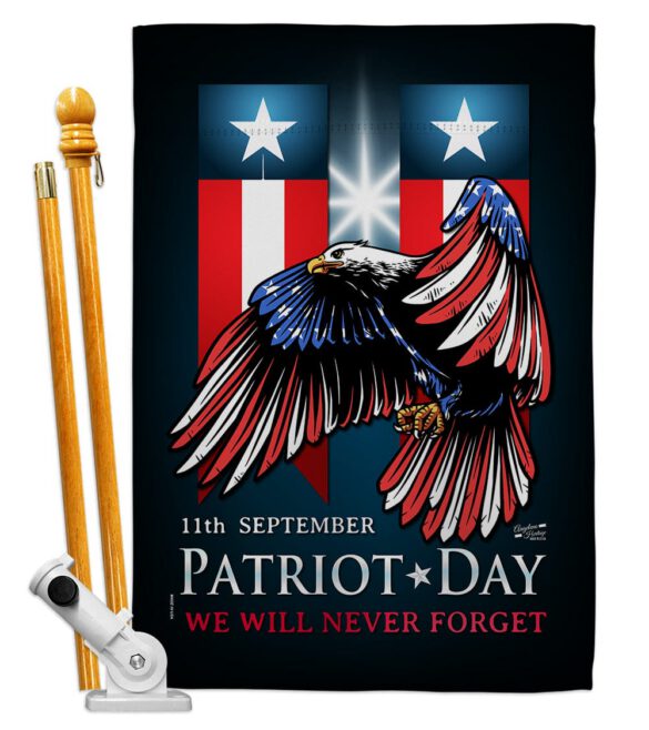 911 Patriot Day - Military Americana Vertical Impressions Decorative Flags HG137289 Made In USA - Image 6