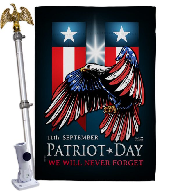911 Patriot Day - Military Americana Vertical Impressions Decorative Flags HG137289 Made In USA - Image 10