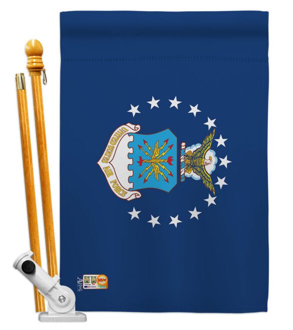 Air Force - Military Americana Vertical Impressions Decorative Flags HG140304 Made In USA - Image 6