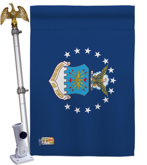 Air Force - Military Americana Vertical Impressions Decorative Flags HG140304 Made In USA - Image 10