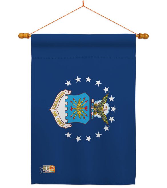 Air Force - Military Americana Vertical Impressions Decorative Flags HG140304 Made In USA - Image 11