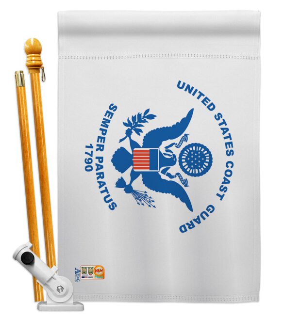 Coast Guard - Military Americana Vertical Impressions Decorative Flags HG140312 Made In USA - Image 5