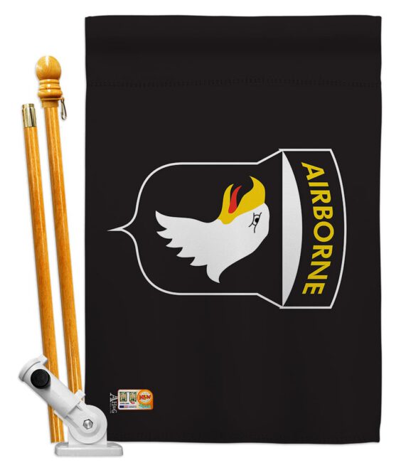 101st. Airborne - Military Americana Vertical Impressions Decorative Flags HG140315 Made In USA - Image 6