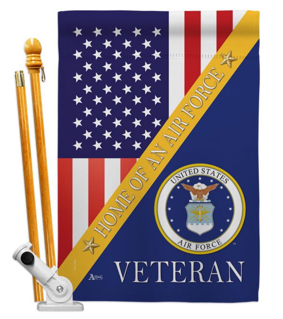Home of Air Force - Military Americana Vertical Impressions Decorative Flags HG140606 Made In USA - Image 5