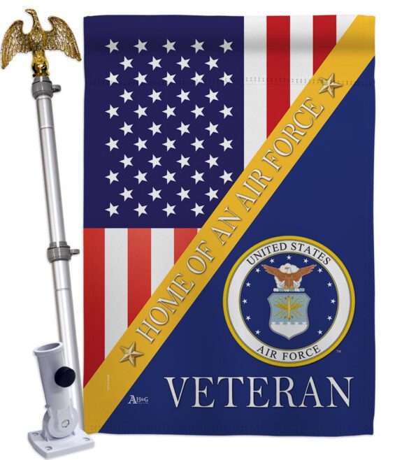 Home of Air Force - Military Americana Vertical Impressions Decorative Flags HG140606 Made In USA - Image 9