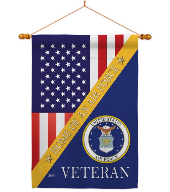 Home of Air Force - Military Americana Vertical Impressions Decorative Flags HG140606 Made In USA - Image 10