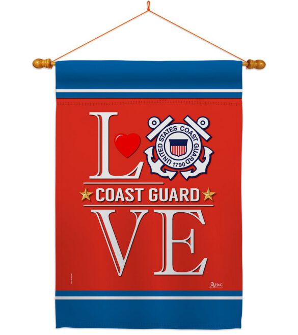 Coast Guard Love - Military Americana Vertical Impressions Decorative Flags HG140634 Made In USA - Image 10