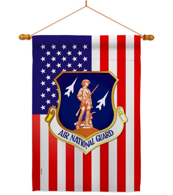 Air National Guard - Military Americana Vertical Impressions Decorative Flags HG170169 Made In USA - Image 13
