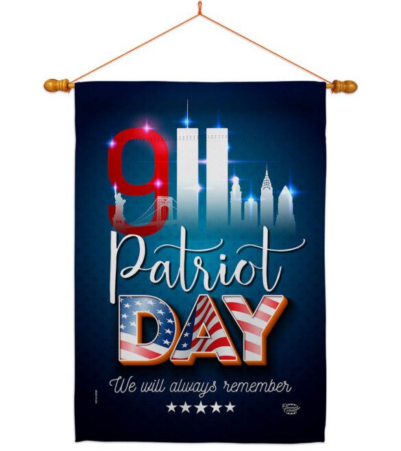 911 Remember Honor - Military Americana Vertical Impressions Decorative Flags HG192275 Made In USA - Image 11