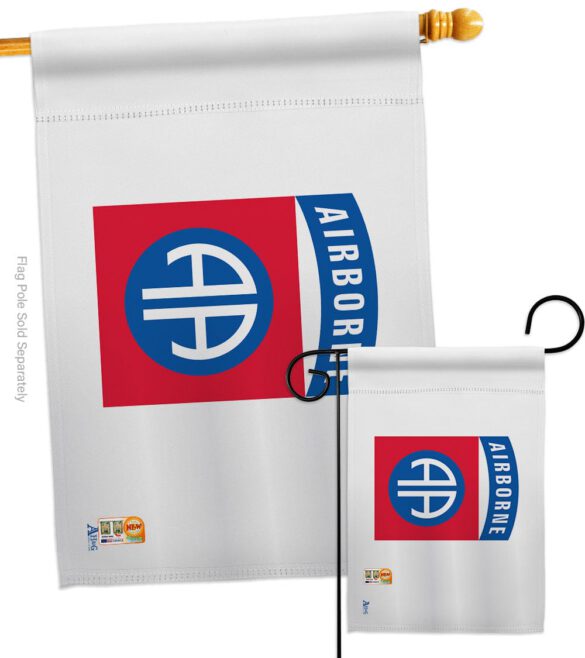 82nd. Airborne - Military Americana Vertical Impressions Decorative Flags HG140316 Made In USA - Image 4