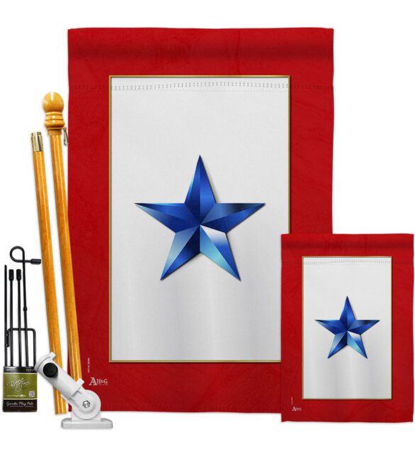 Blue Star - Military Americana Vertical Impressions Decorative Flags HG141083 Made In USA - Image 6
