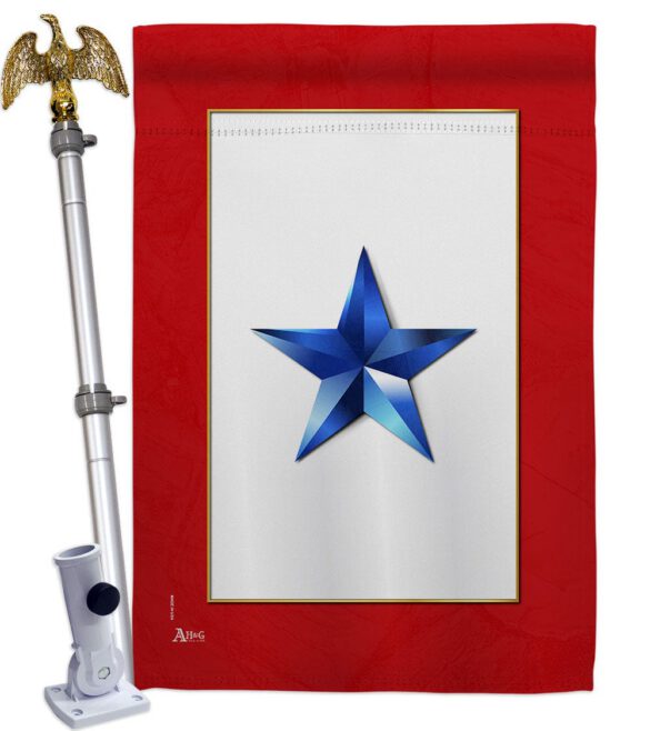 Blue Star - Military Americana Vertical Impressions Decorative Flags HG141083 Made In USA - Image 11