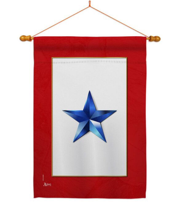 Blue Star - Military Americana Vertical Impressions Decorative Flags HG141083 Made In USA - Image 12
